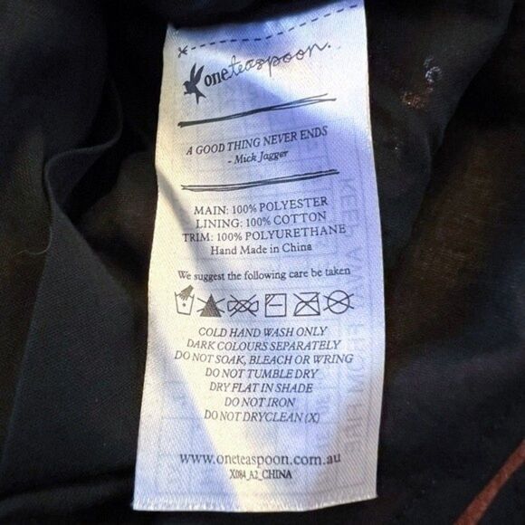 One Teaspoon Sequin Racerback Mini Dress In Bronze/Silver Size XXS NWT Scarface - Picture 10 of 11